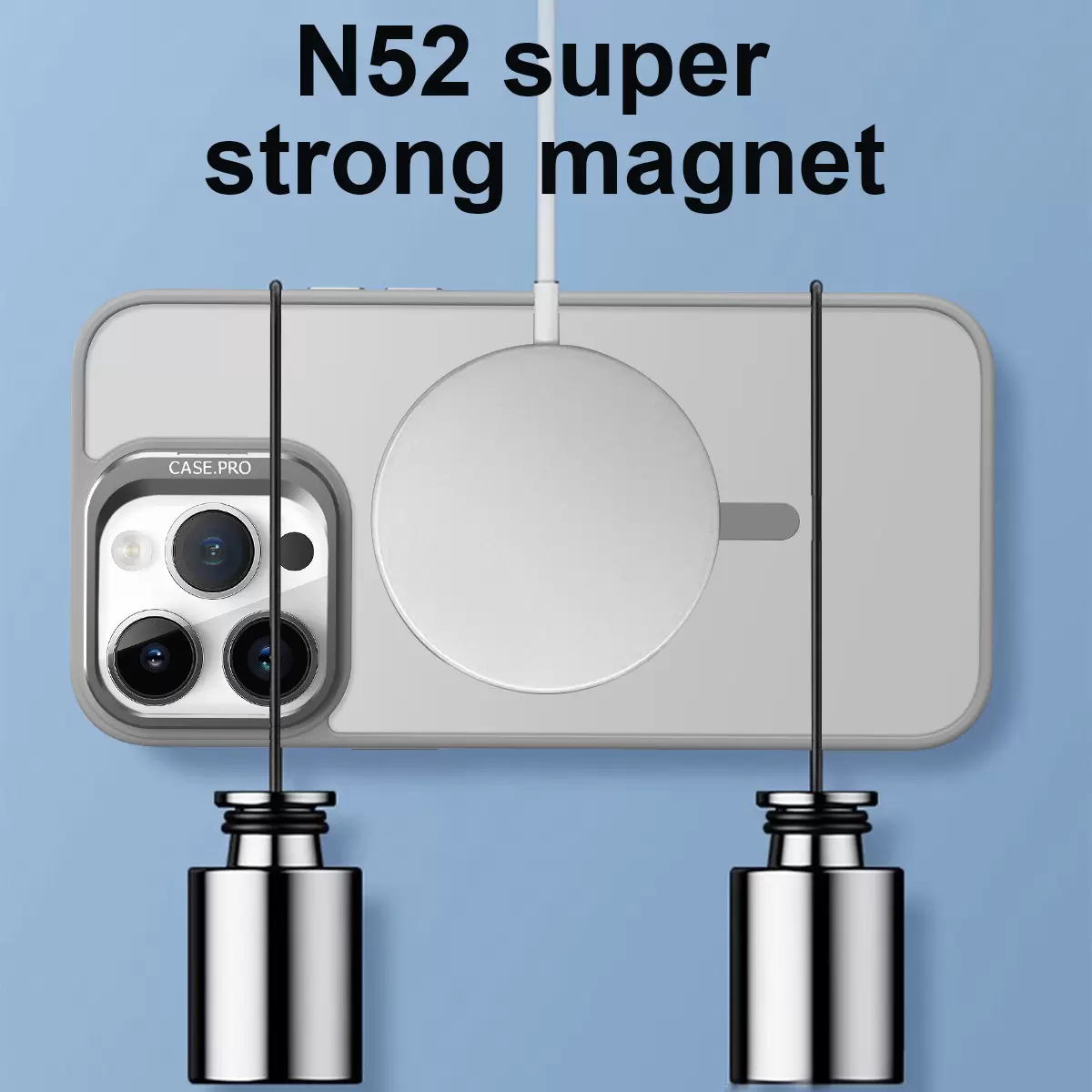 iPhone 14 Pro MagSafe Smoke Camera Stand Black